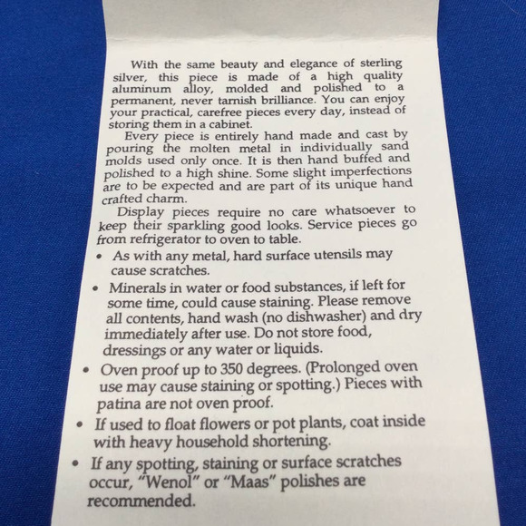 Fabulous Pewterware large Square Dish NEW - Picture 7 of 8